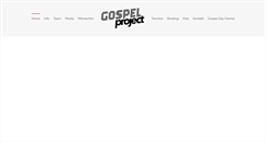 Desktop Screenshot of gospelproject.at